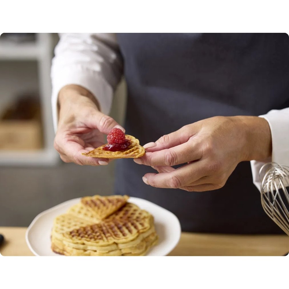 Dobbelt vaffeljern 1600 watt Latte